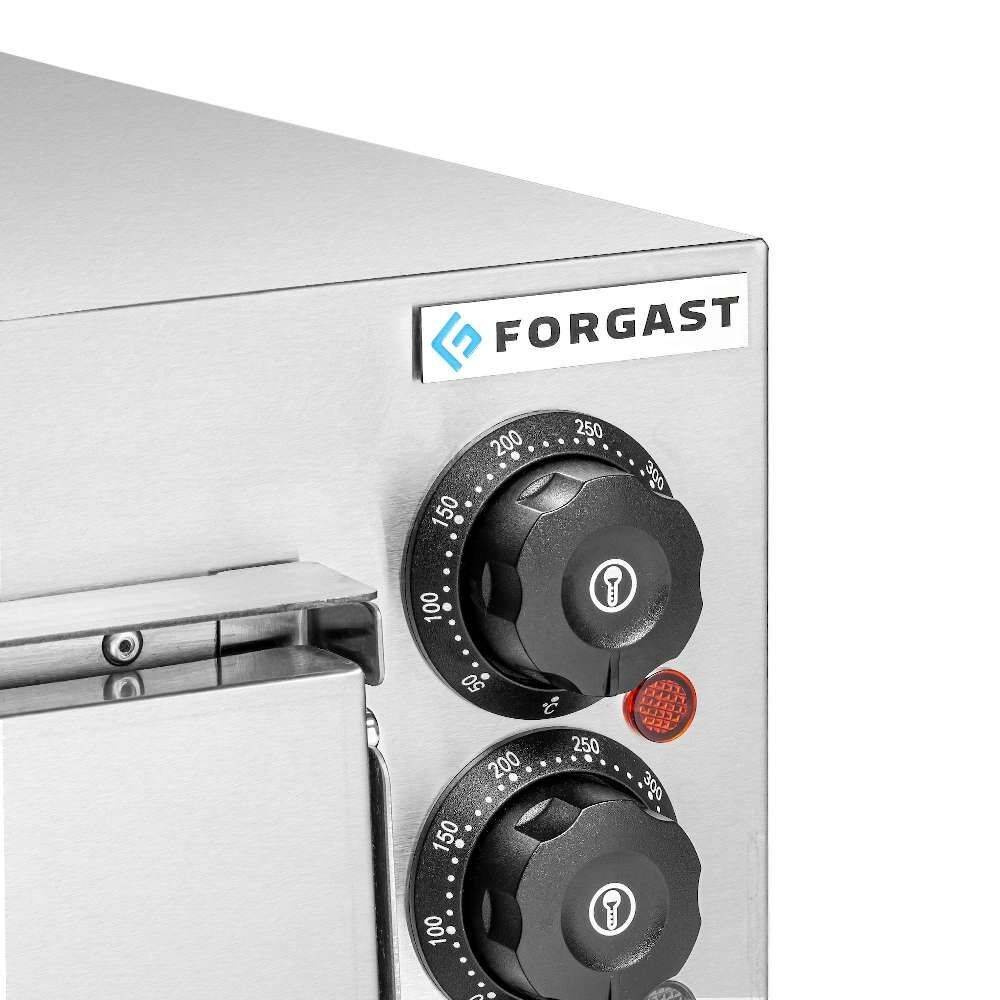 Four à pizza 1-chambre, 1x40 cm, 2 kW, 230 V | FORGAST FG09552