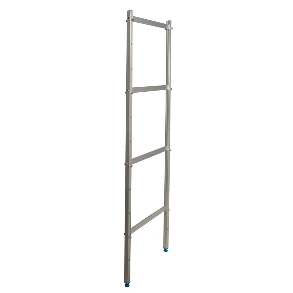 Étagère d’angle à 5 étagères prof. 50 cm 2PD-55+5P-95+5P-105+10UM | ALUSHELF 50384