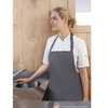 Tablier imperméable Basic à bretelles avec boucle 72 x 86 cm anthracite | KARLOWSKY BLS 7-5-pcs
