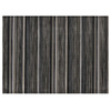 Set de table FINO, PVC, gris à rayures, 45x33x0,1 cm | APS 60530