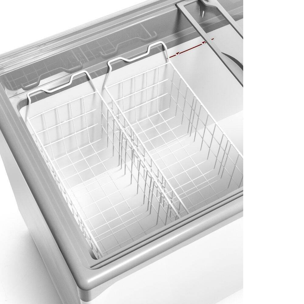 Congélateur bahut avec couvercle plat vitré cap. 394 L | FORGAST FG08500
