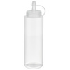 Distributeur pour sauces froides avec bouchon, transparent, lot de 6 pièces, 260 ml | APS 93250