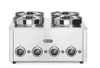 Bain-marie Thermosystem 4, 16 l, 4 compartiments, acier inoxydable | HENDI 201466