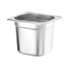 Bac GN 1/6 prof. 15 cm en acier inoxydable BUDGET LINE | HENDI 800645