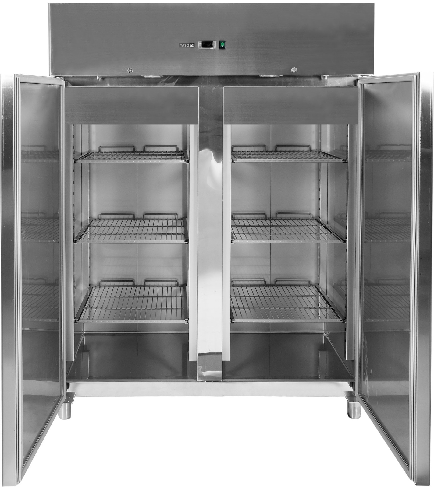 Armoire de congélation en inox 2-portes 1200 l | YATO YG-05221