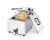 Friteuse électrique avec robinet de vidange, 8 l, zone froide | HENDI 209202