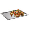 Plateau SCHÖNER ESSEN, avec bord ornemental, en acier inoxydable, 50x36x2 cm | APS 381