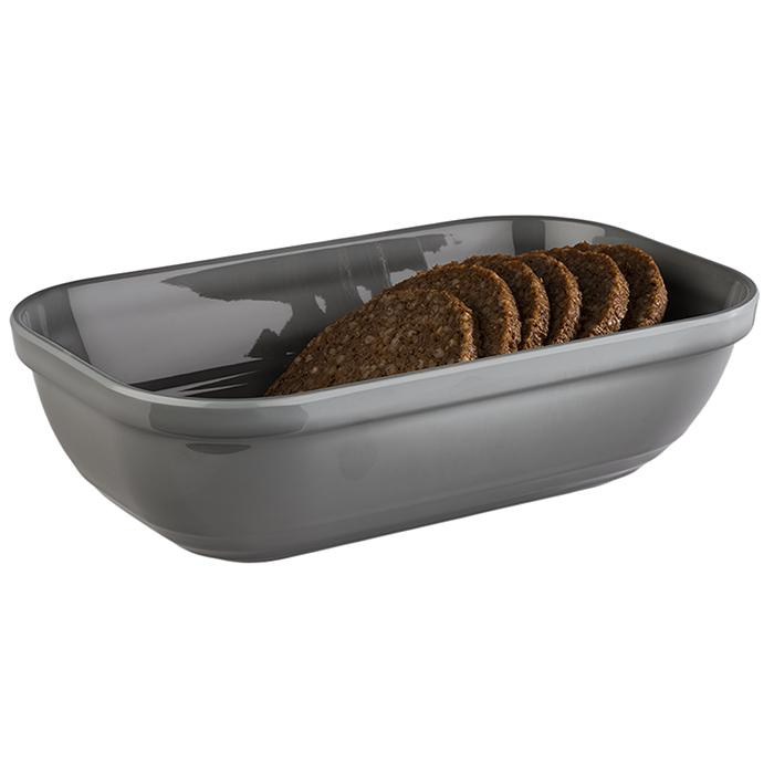 Bol EMMA, mélamine, gris, 26,5x16,2x7,5 cm, 1,5 l | APS 85128