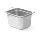 Récipient GN 1/2 prof. 20 cm avec poignées escamotables PROFI LINE | HENDI 803400