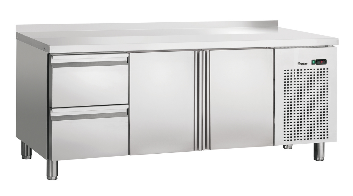 Table réfrigérée 2 tiroirs, 2 portes, S2T2-150 MA | BARTSCHER 110885MA