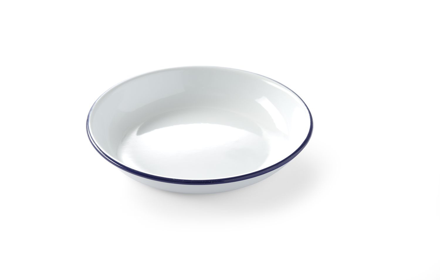 Assiette creuse émaillée - Ø 18 cm | HENDI 621240