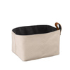 Sac à pain, gris foncé, beige, 19x11x10.5 cm | APS 30347