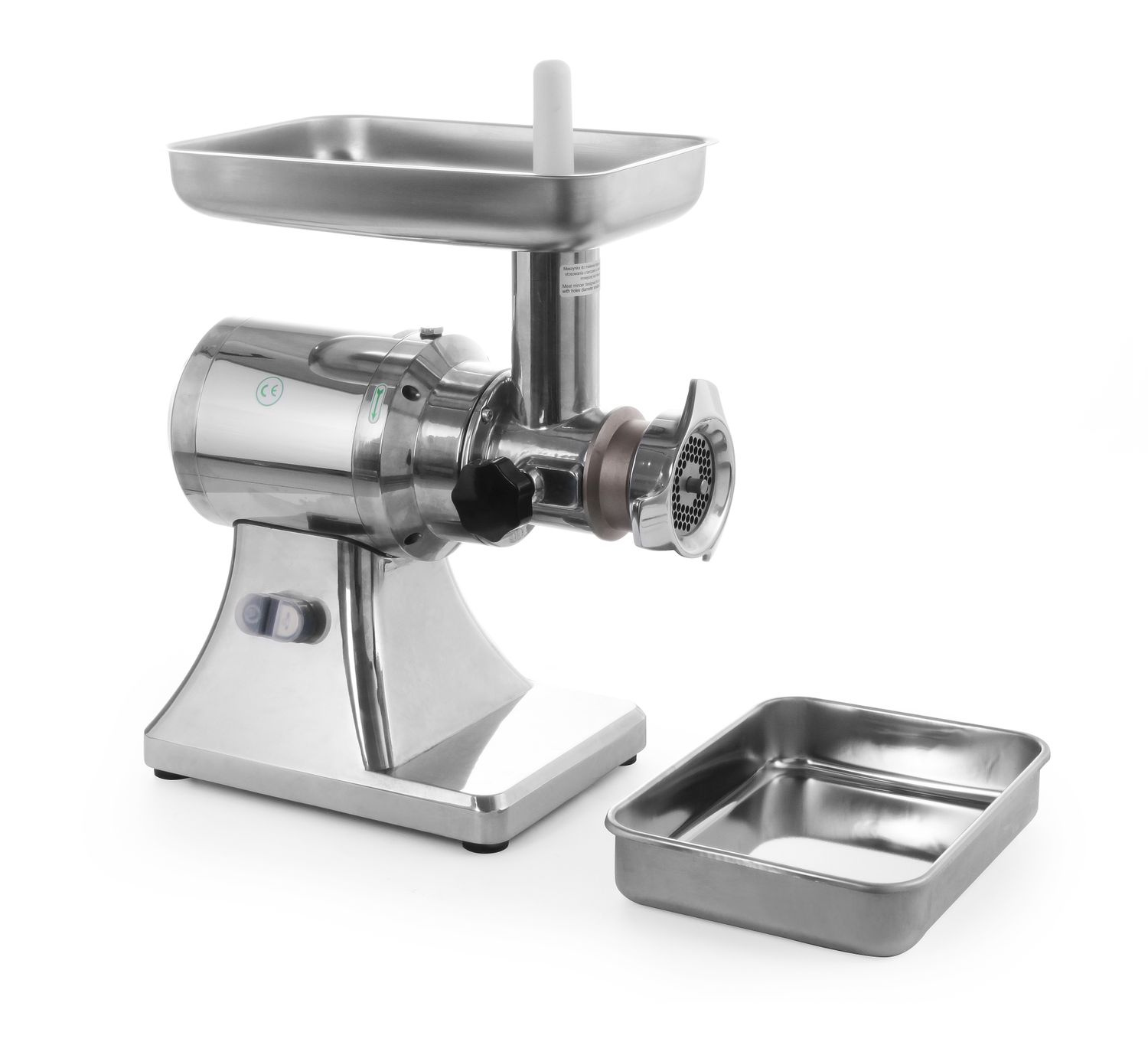Hachoir à viande en acier inoxydable 300 kg/h, 1,1 kW, 230 V | HENDI 282007