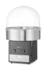 Machine à barbe à papa sans couvercle, couleur noire, 220-240V/1130W, 52x52x(H)50,3 cm | HENDI 282816