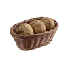 Panier de table et de buffet ECONOMIC, ovale, marron, 23x18x9 cm | APS 40193