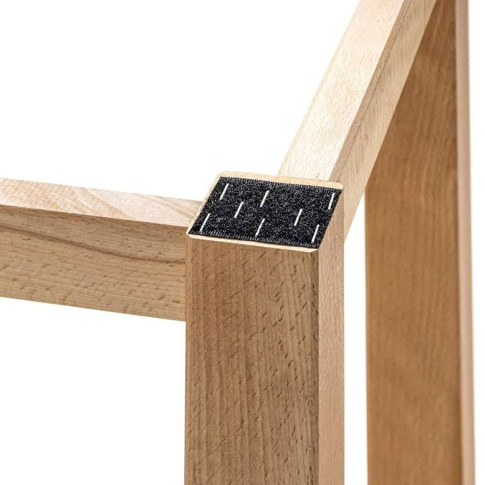 Billot de boucher en bois, 40x50 cm, plateau 20 cm, sur piétement | FORGAST FG12241