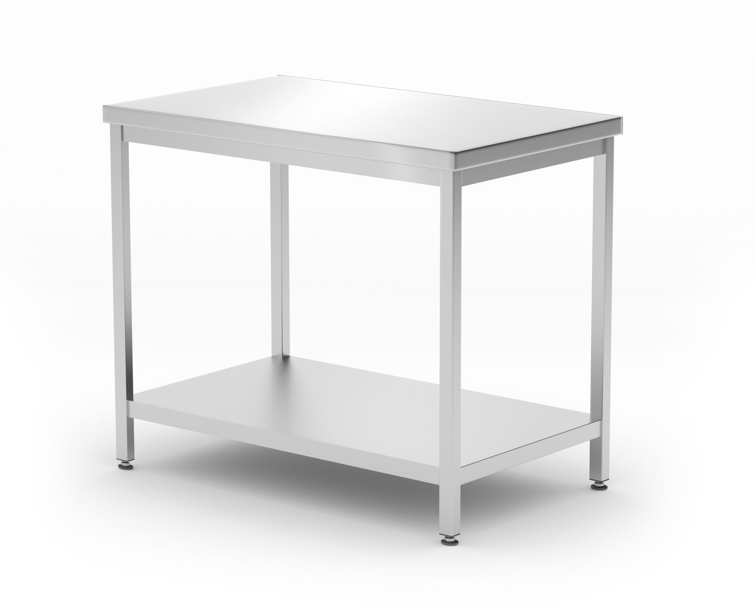 Table de travail centrale avec étagère | HENDI 811511
