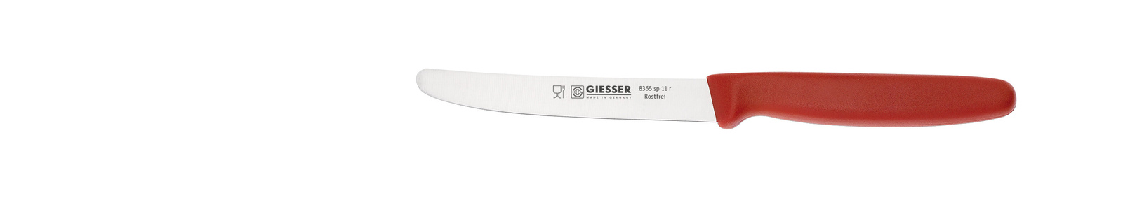 Couteau universel - 11 cm, rouge | GIESSER MESSER 8365 sp 11 r