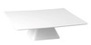 Plateau carré pour gâteaux et tartes CASUAL, blanc, en mélamine, 31x31x8 cm | APS 83892