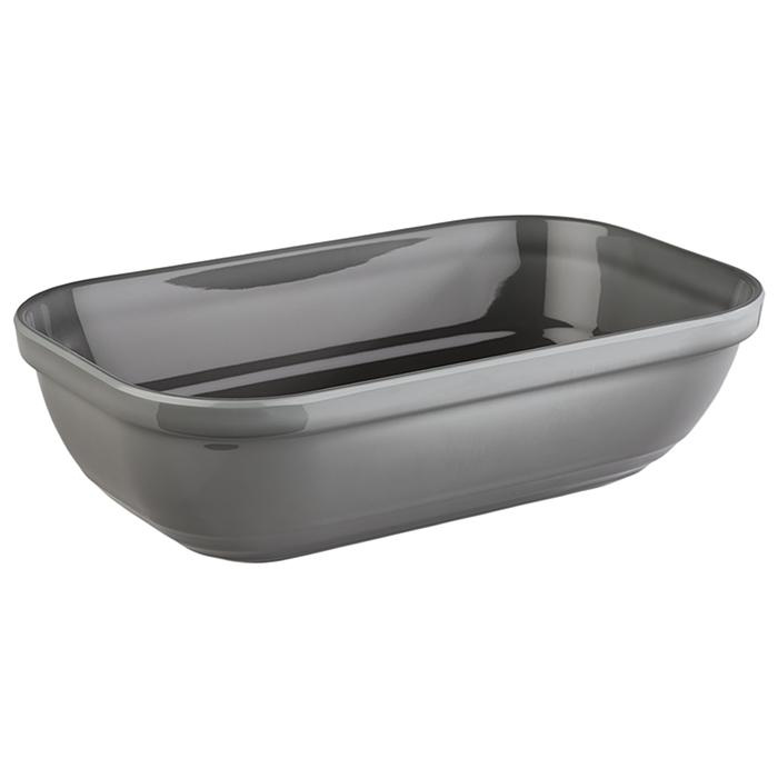 Bol EMMA, mélamine, gris, 26,5x16,2x7,5 cm, 1,5 l | APS 85128