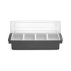 Bac barman pour garnitures de cocktails, 4 bacs | BAR UP 552025