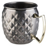 Tasse pour MOSCOW MULE, acier vintage, diamètre 9,5 cm, 500 ml | APS 93333