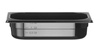 Récipient GN 1/4 prof. 6,5 cm en polycarbonate noir | HENDI 862636