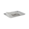 Plateau TREND, éventuellement plaque de cuisson, en aluminium, 32x21,5x2 cm | APS 13380