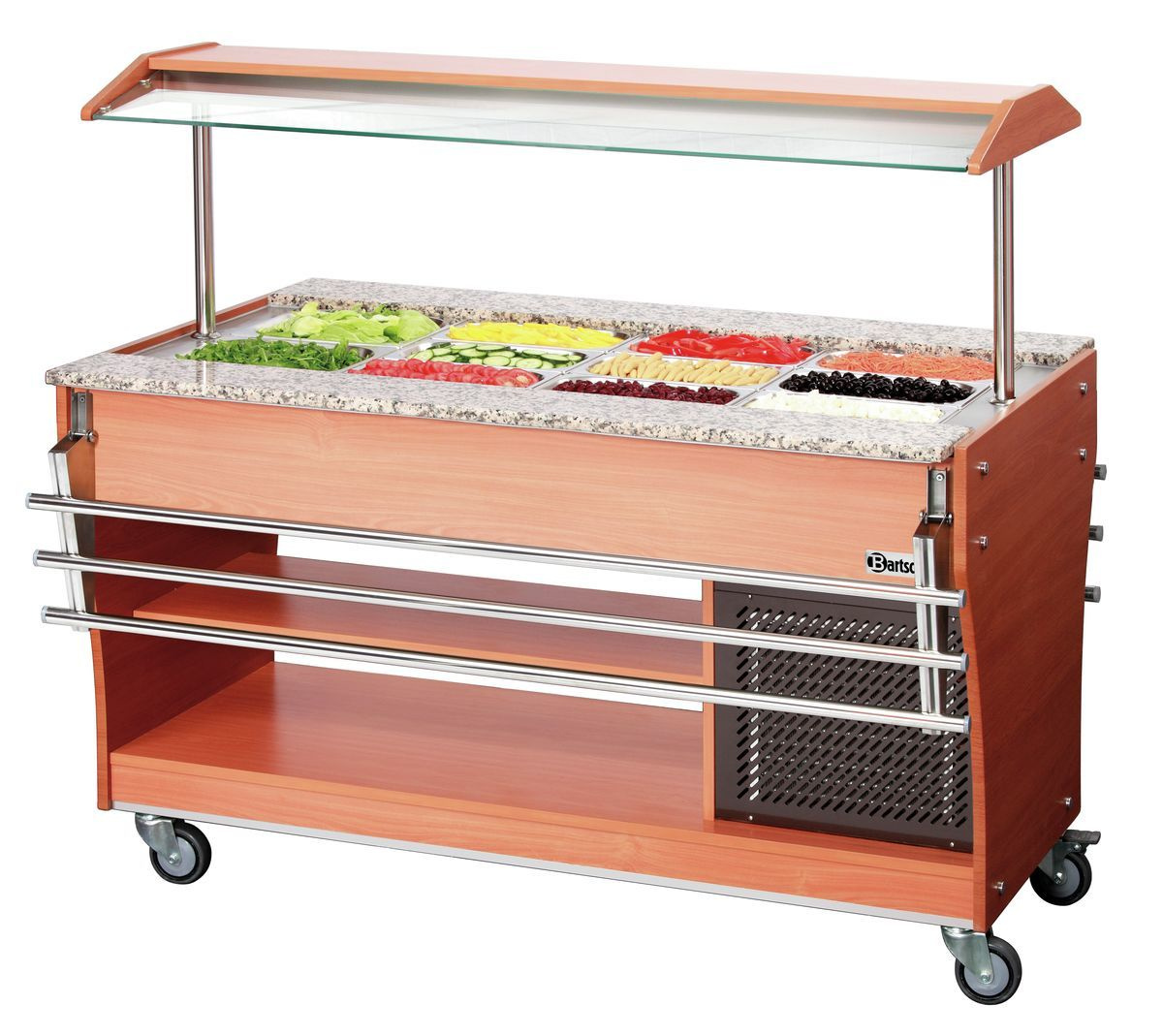 Étagère pour plateaux pour chariots de buffet 4x 1/1 GN, 1 pc. | BARTSCHER 125503