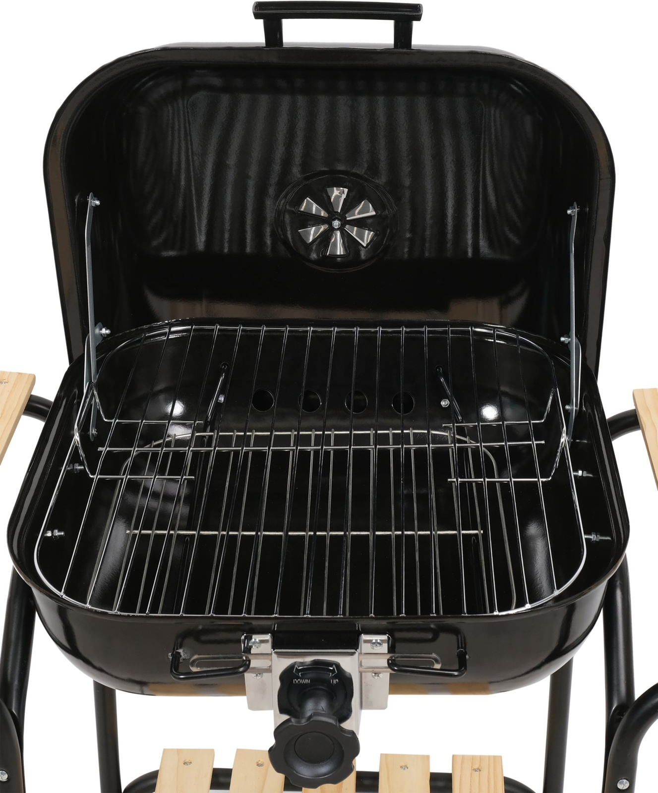 Gril au charbon avec réglage de la grille, grille 45x40 cm | LUND 99905