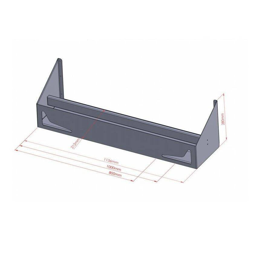 Speedrack double (étagère) pour bouteilles 100x21,2x30,6 cm | FORGAST FG15404