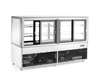 Vitrine réfrigérée 2 étagères 610 l, LED, refroidissement dynamique | HENDI 233467