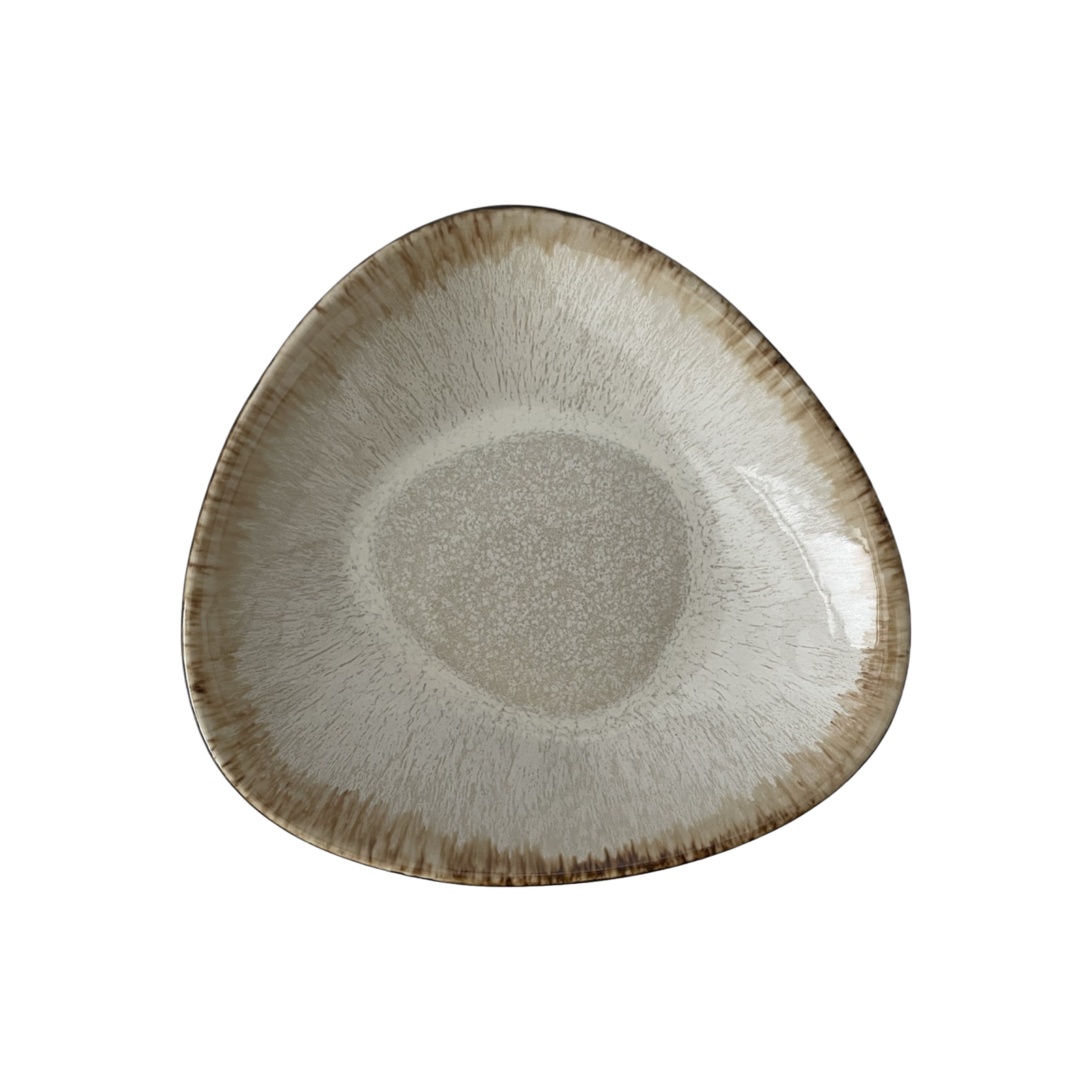 Assiette creuse Delta Cristall dolomite 27 cm | KERA CERAMIKA 15.6/C.DOL