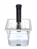 Couvercle en polycarbonate pour GN 1/2 avec découpe pour sous-vide | HENDI 864210