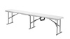 Banc de catering pliable - 183x30x43 cm | HENDI 811191