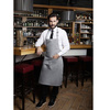 Tablier de cuisine Basic 75 x 90 cm avec poche et boucle gris basalte | KARLOWSKY BLS 5-90-Stck