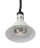 Lampe chauffante suspendue pour plats, conique, beige, 230V/250W | HENDI 273777