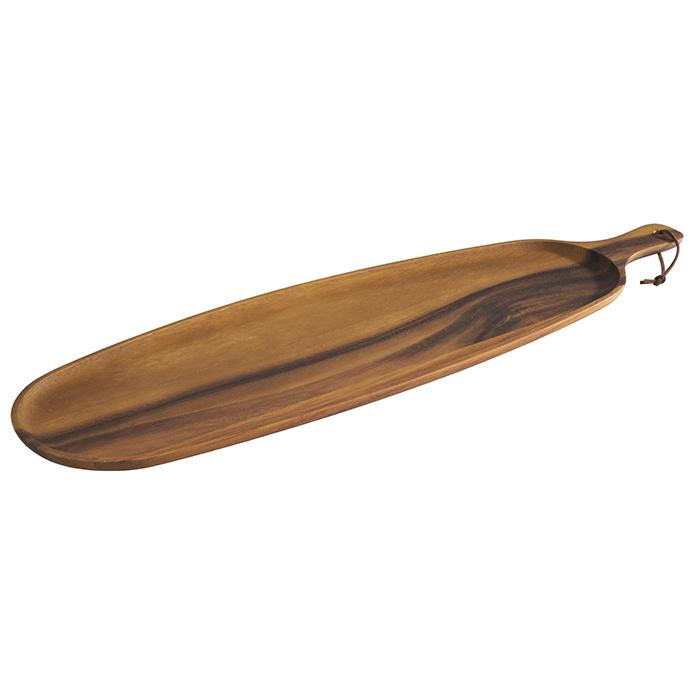 Planche de service en bois d’acacia, marron, 60x18x1,5 cm | APS 887