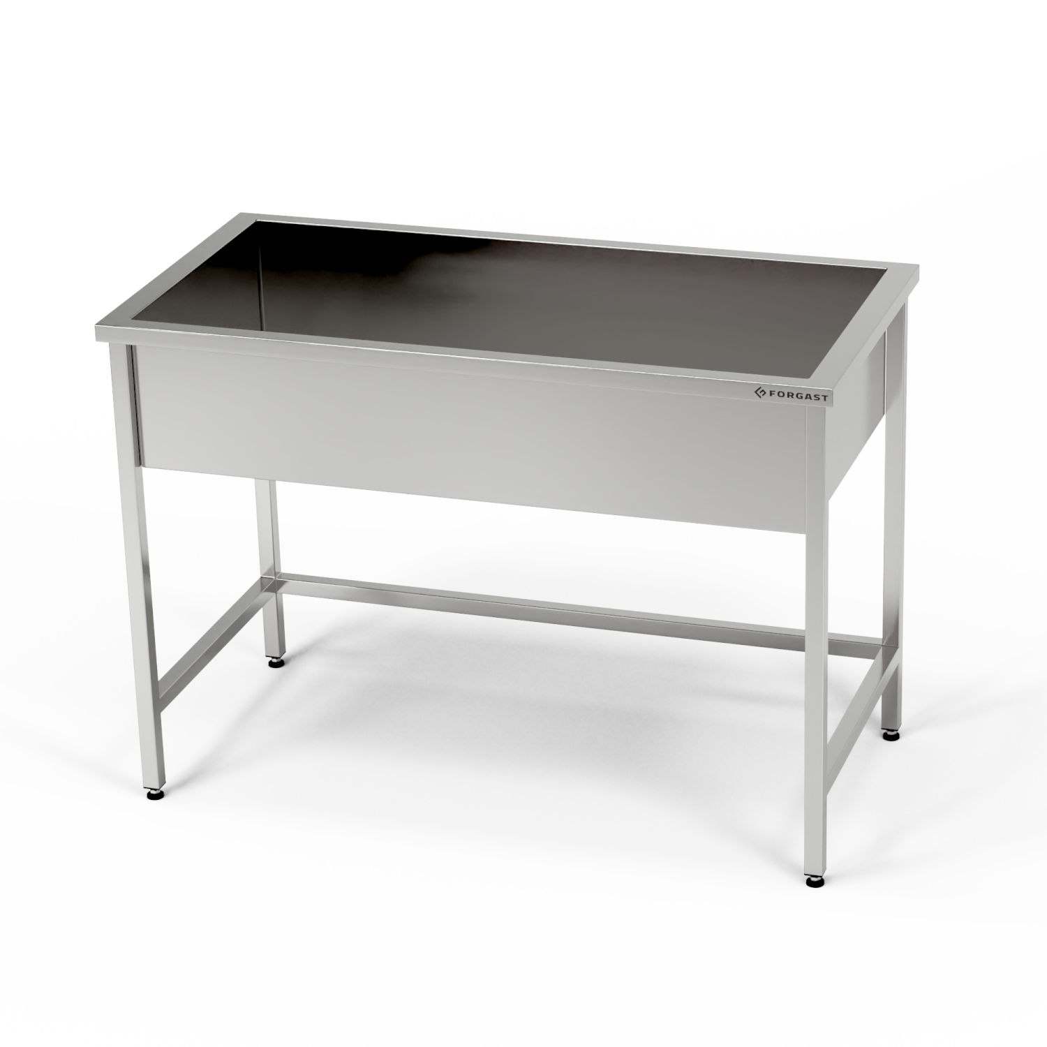 Bac inox 1 compartiment (prof. 30 cm) 100x70x85 cm | FORGAST