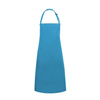 Tablier de cuisine Basic 75 x 90 cm avec poche et boucle turquoise | KARLOWSKY BLS 5-43-Stck