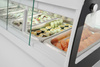 Vitrine réfrigérée pour sushi, 63 l, LED, 3-7°C, 130,7x45x33 cm | HENDI 233757