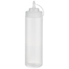 Distributeur pour sauces froides avec bouchon, transparent, lot de 6 pièces, 760 ml | APS 93256