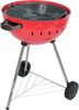 Grill à charbon, rond, Ø 54 cm, rouge | YATO YG-20304