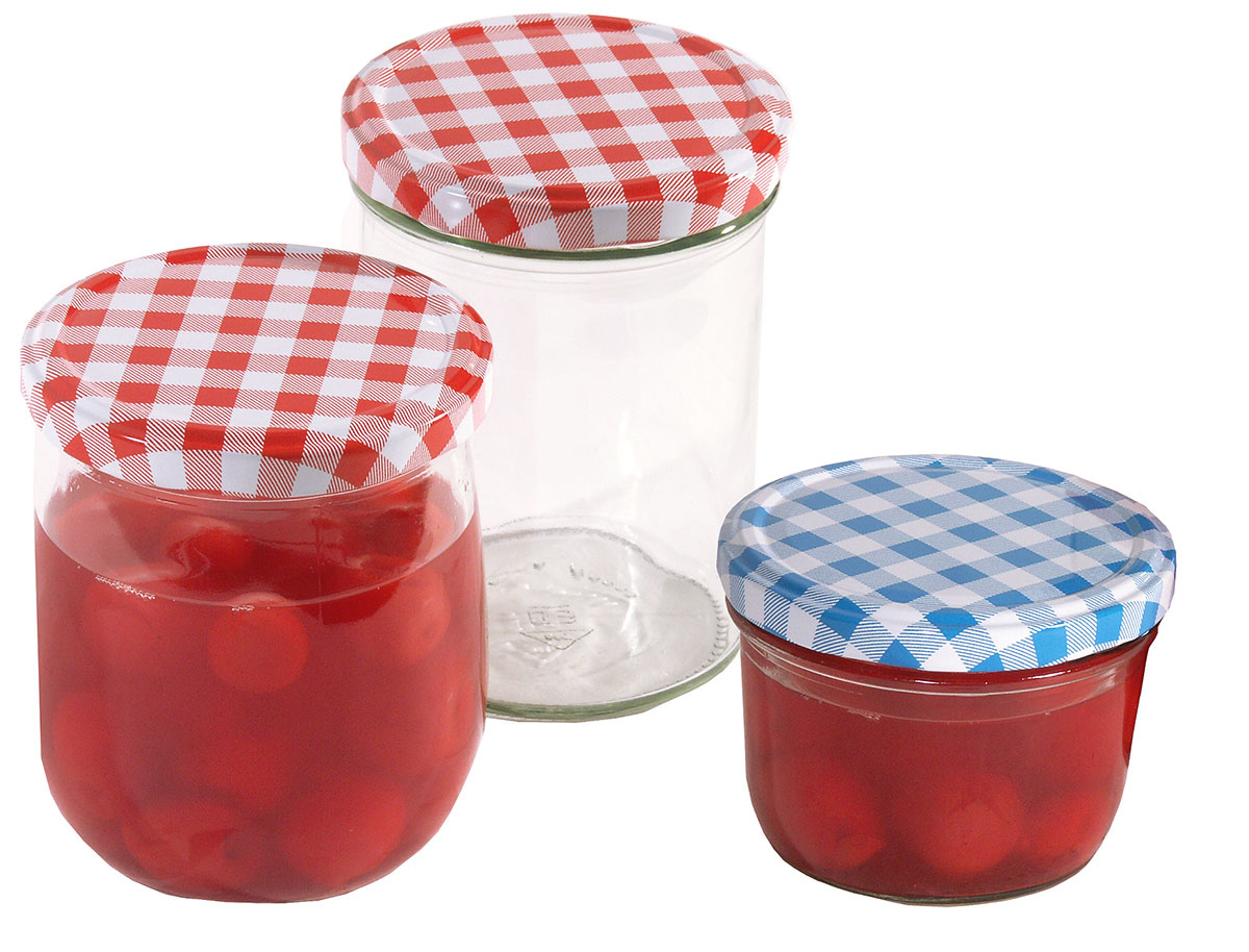 Bocaux avec couvercle 120 ml, lot de 12 pièces, hauteur 5,5 cm | CONTACTO 2705/120