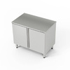 Table de travail en acier inoxydable traversante 110x70x85 cm | FORGAST