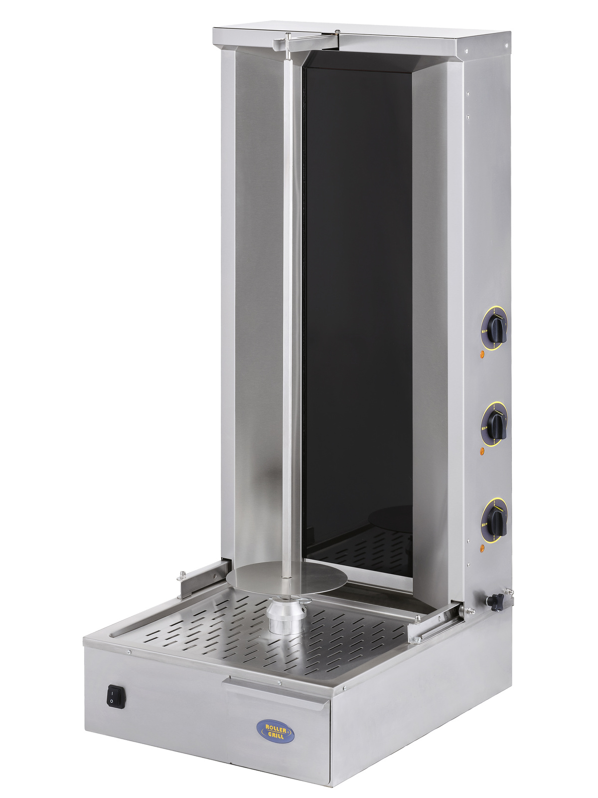 Gyros (kebab) vitrocéramique, 40 kg, 4 zones de chauffe, 9 kW, 400 V | ROLLER GRILL GR 100 V