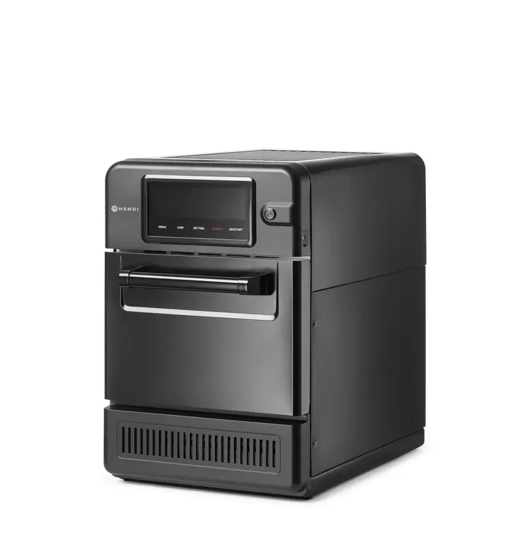 Four convection-micro-ondes CombiTurbo, 18 L, noir, 230 V / 3000 W | HENDI 281277