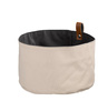 Sac à pain, gris foncé, beige, 20x13,5 cm | APS 30346
