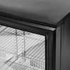 Réfrigérateur de bar pour boissons 2-portes, portes coulissantes 208 l | FORGAST FG07702