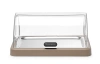 Vitrine réfrigérée simple roll-top Duo UNIQ conçue par Robert Bronwasser, beige, 46x35x22 cm | HENDI 871942